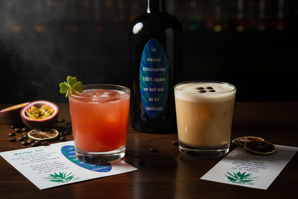 Ultramarine Mezcal cocktails
